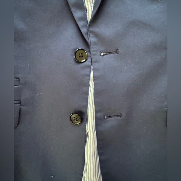 Men’s EXPRESS, fitted, navy BLAZER - Picture 2 of 6